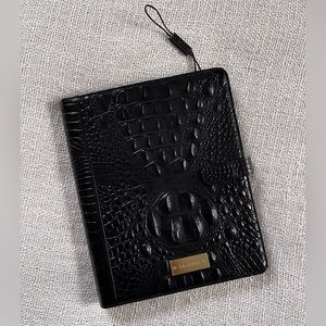 Brahmin Black Melbourne Genuine Leather IPAD Folio NWOT